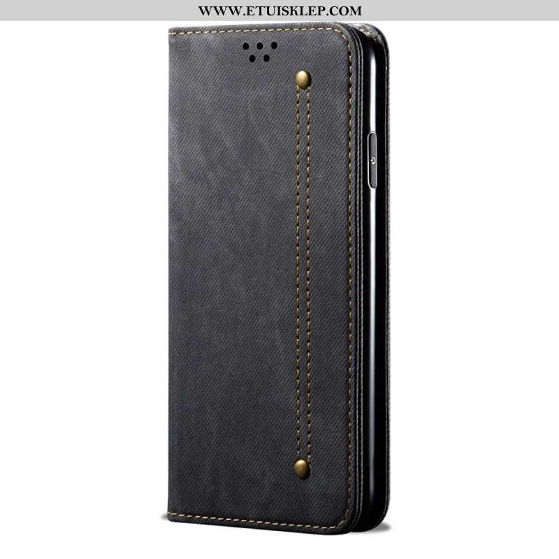 Etui Na Telefon do Google Pixel 6A Etui Folio Tkanina Dżinsowa